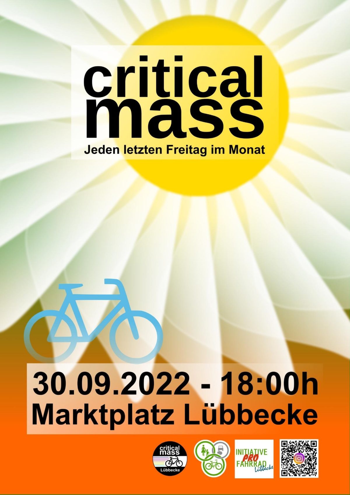 Plakat, critical mass September 2022