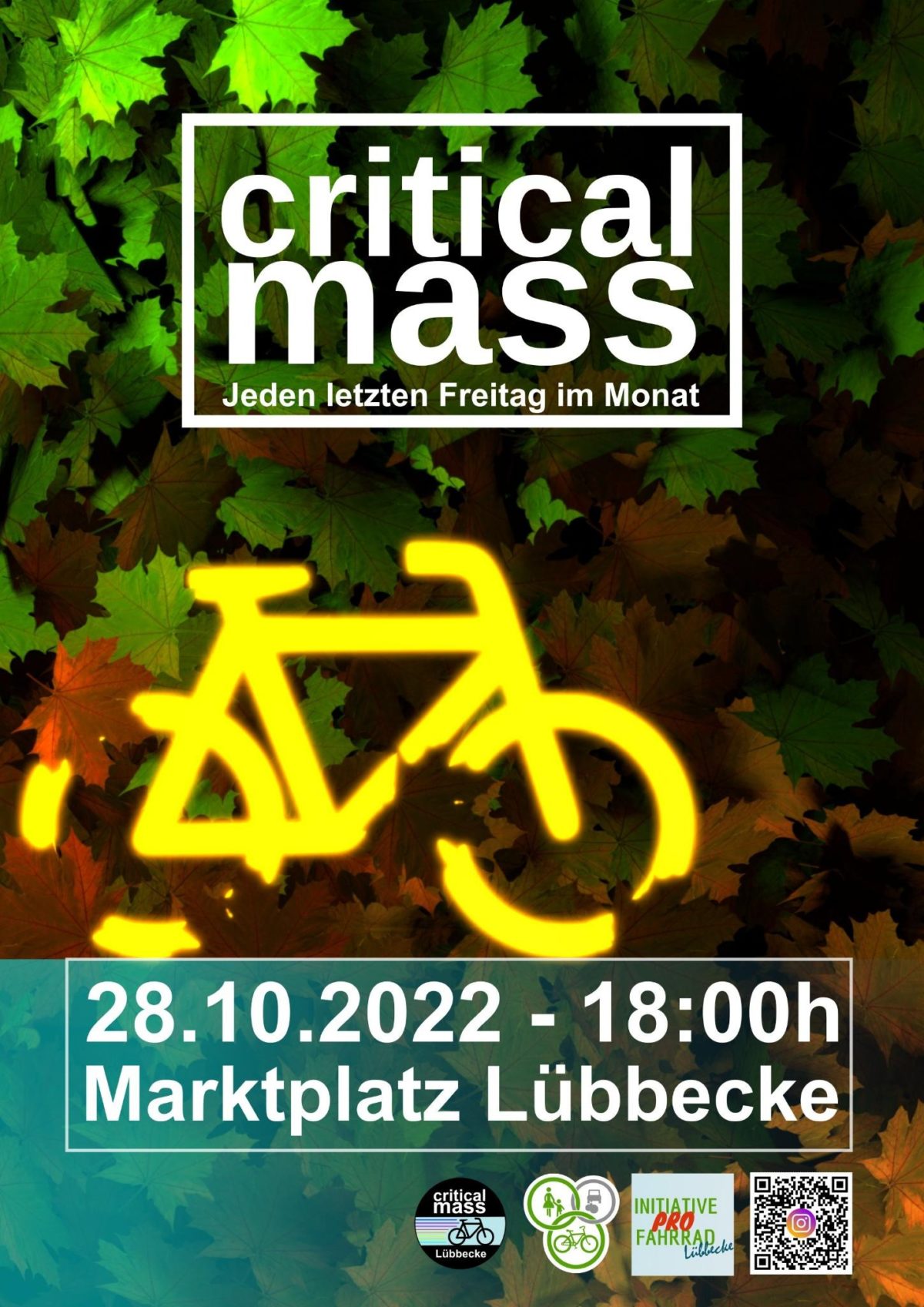 Plakat Critical Mass Oktober 2022