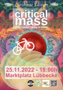Critical Mass Plakat November 2022