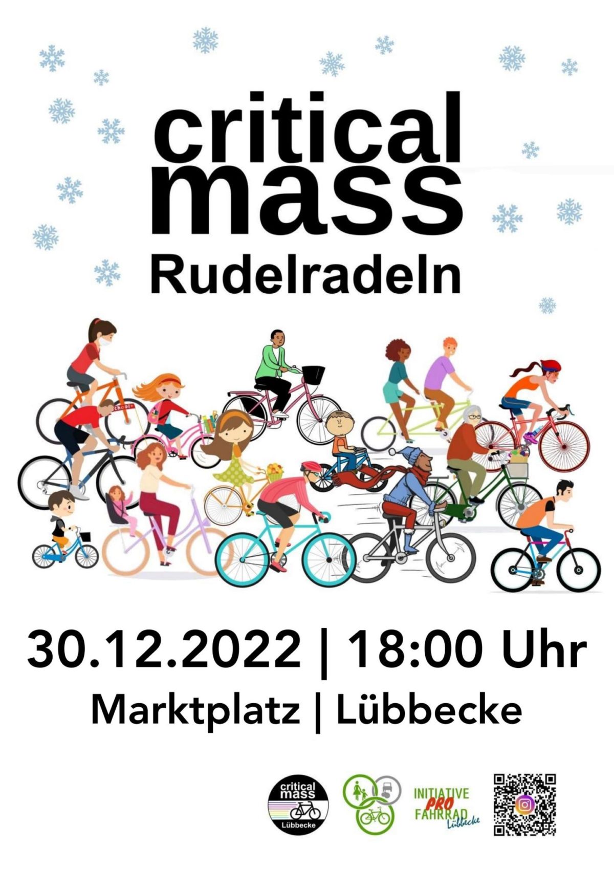 Plakat Critical Mass Dezember 2022